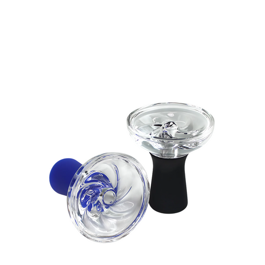 Silicone & Glass Hookah Bowl