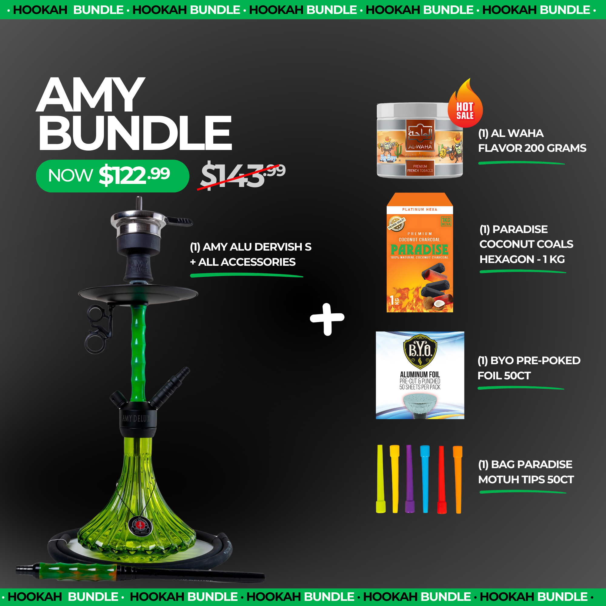 AMY Hookah Bundle