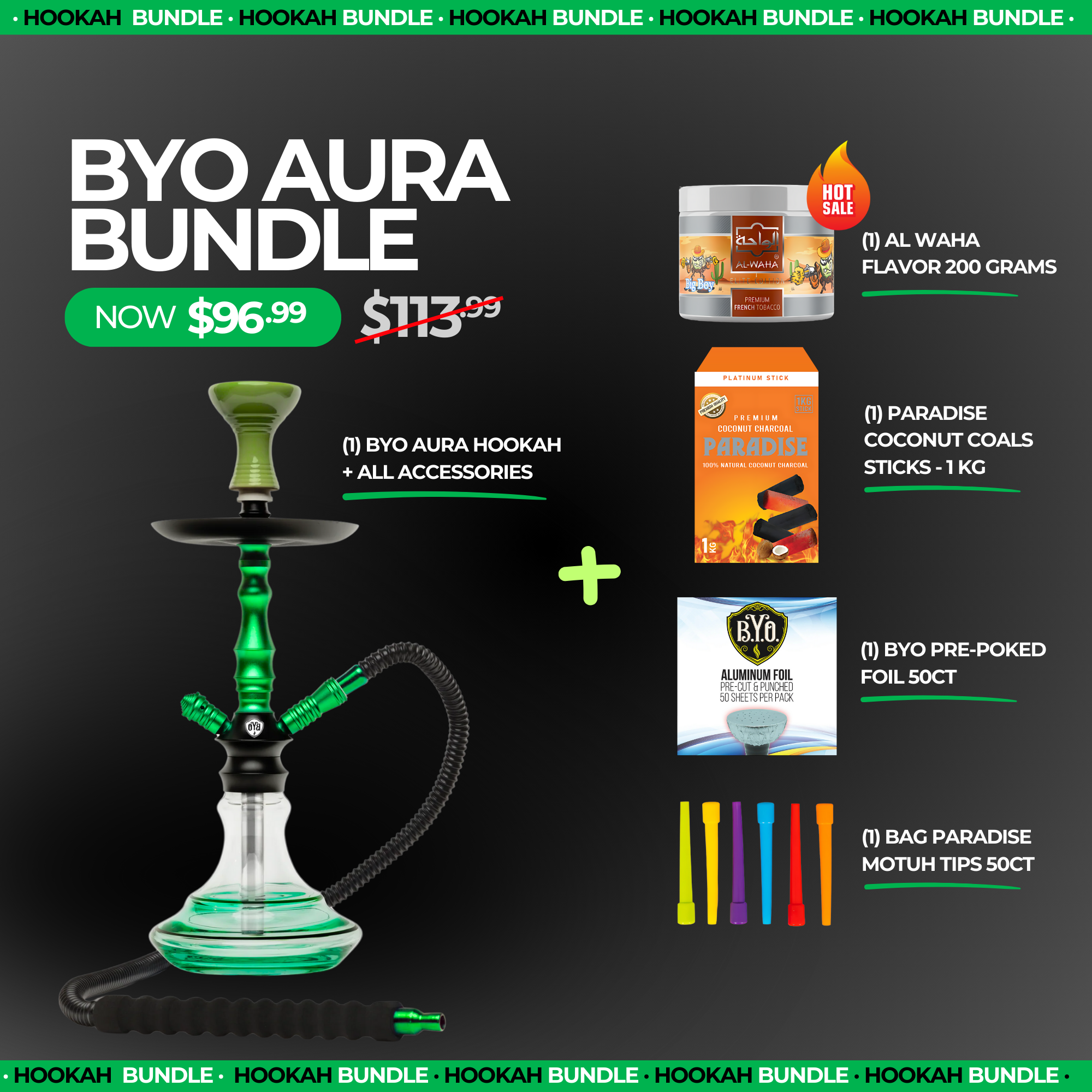 BYO Aura Hookah Bundle