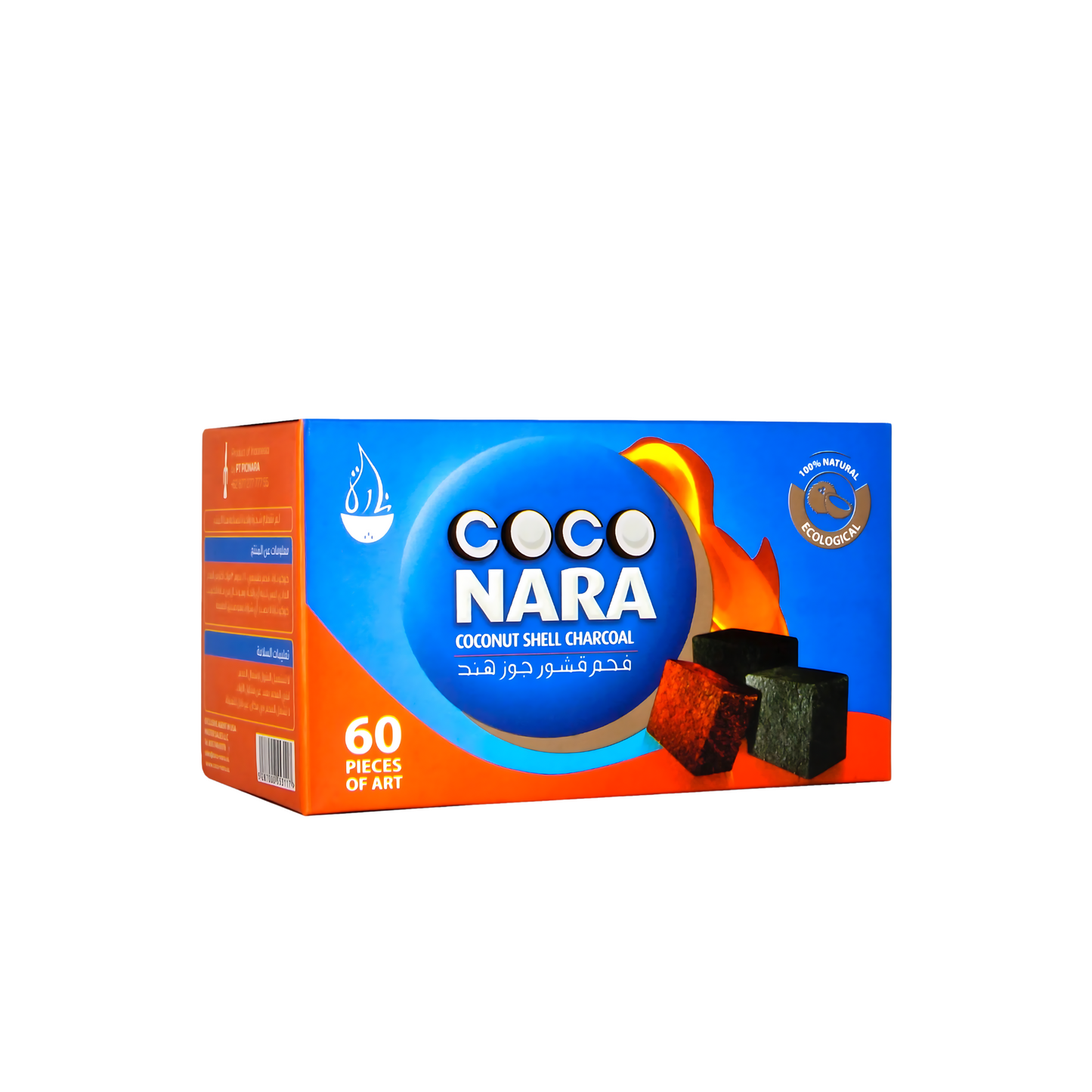 Coconara Flat Coconut Coals 60ct