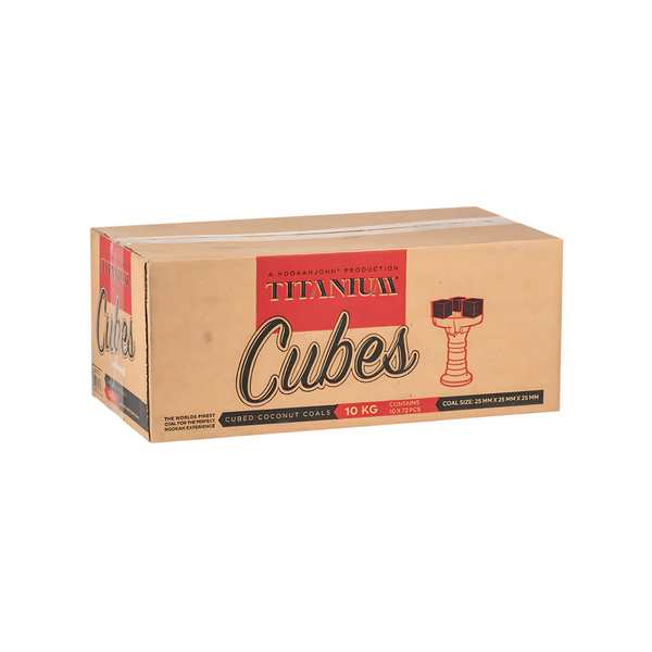 hookah tobacco and coals Shisha For Sale Titanium MEGA Cubes Natural Hookah