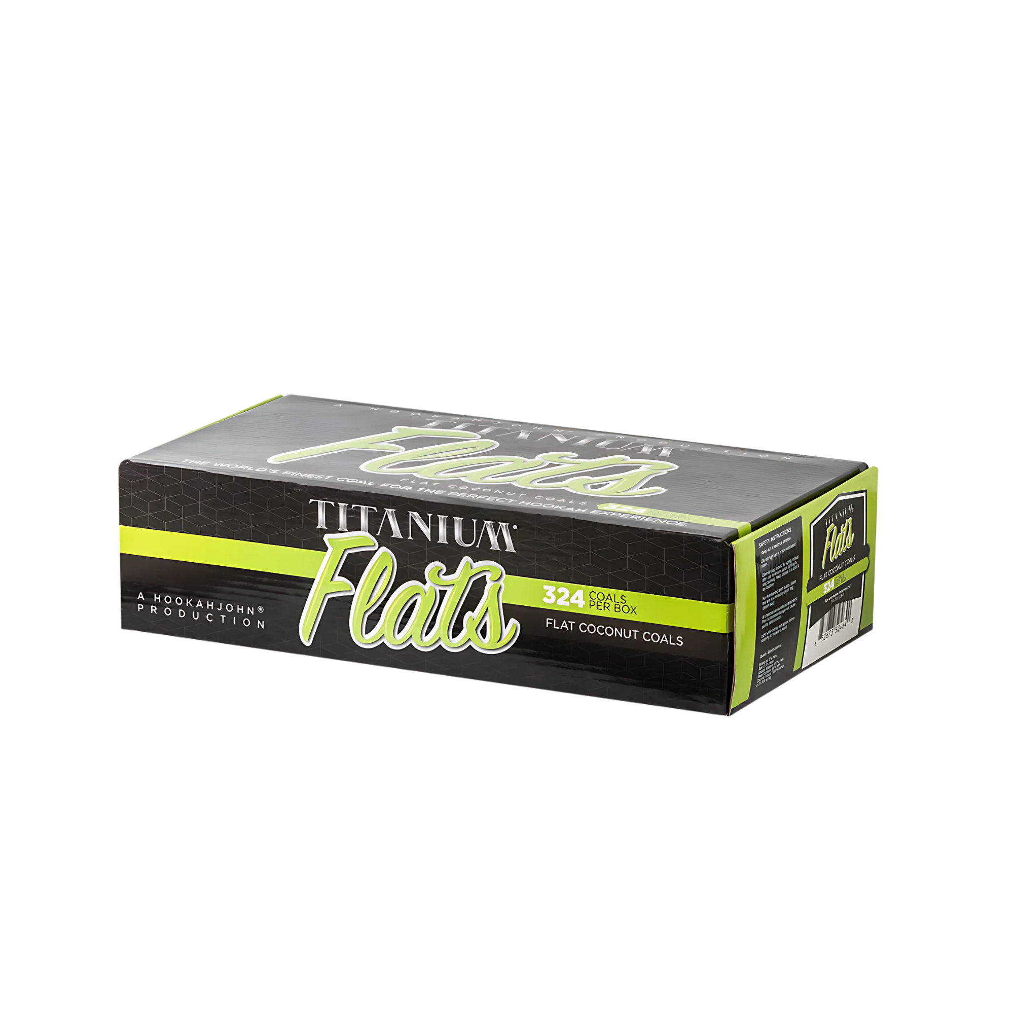 Titanium Coconut Coals | 324 Flats