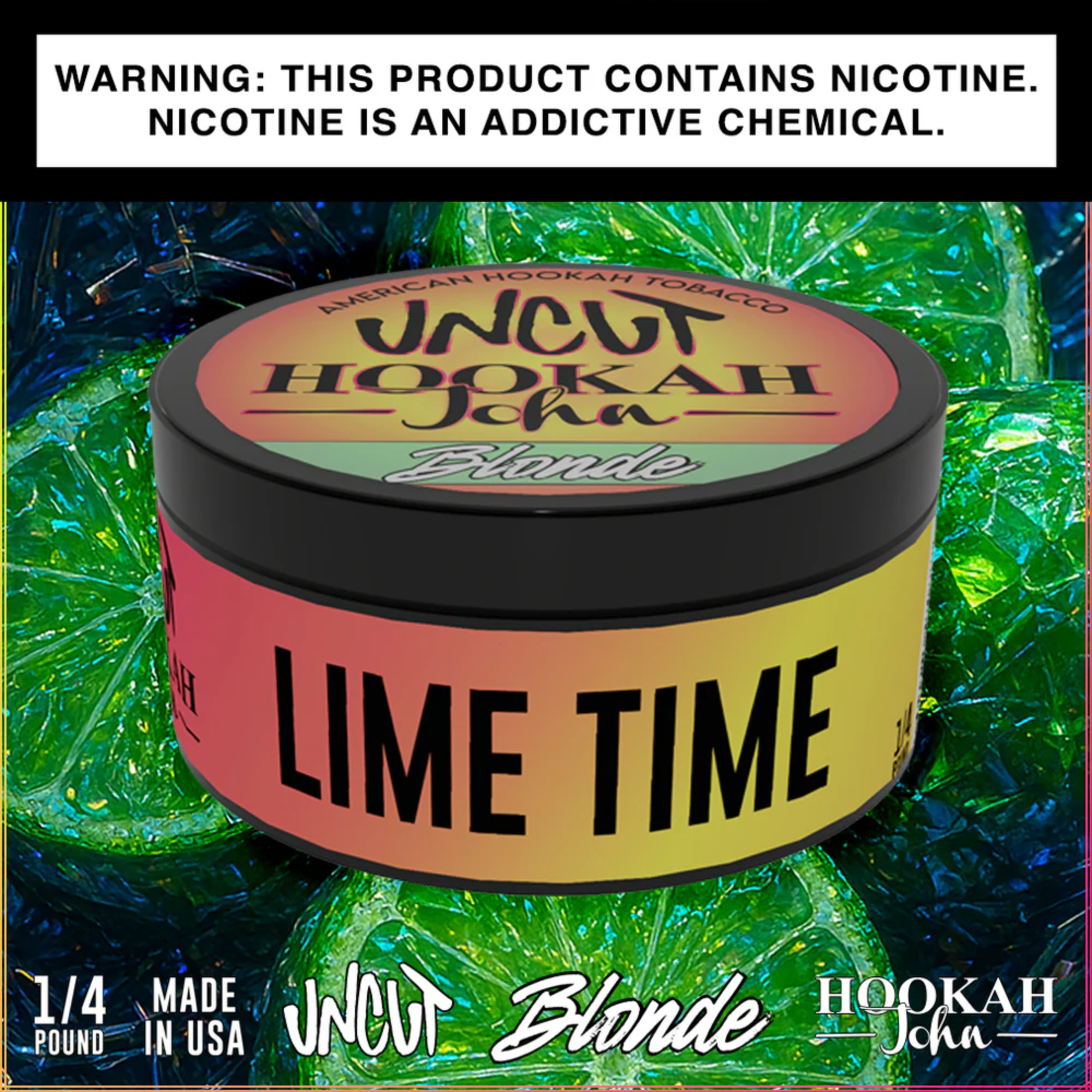 Hookah John UNCUT Hookah Tobacco | Blonde 1/4 lb