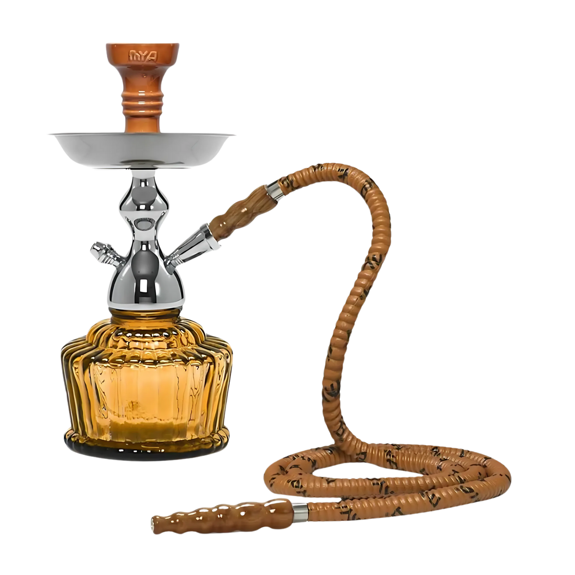 mayaya MYA QT Hookah – Silver Cage Design | Compact & Durable for Smooth
