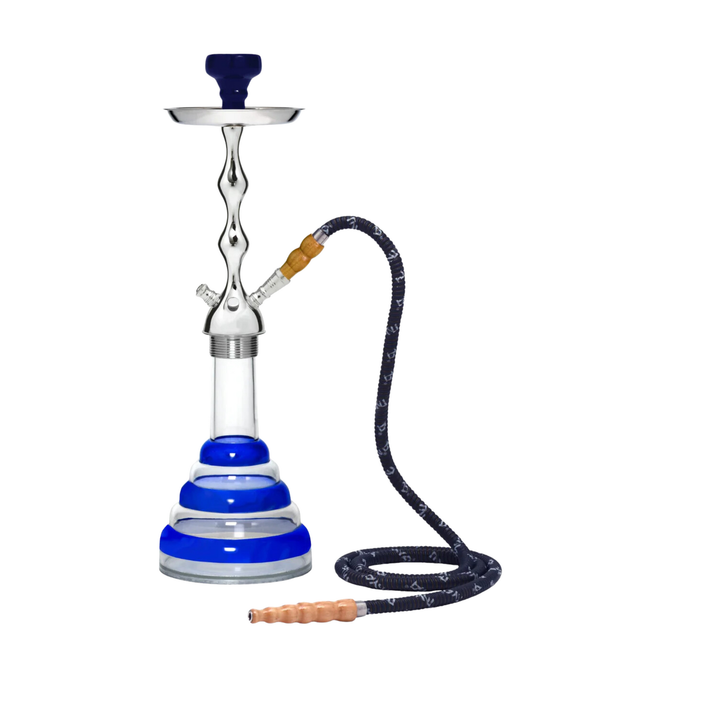 MYA Hookah Acrylic Silver - One Hose - Hookah Paradise