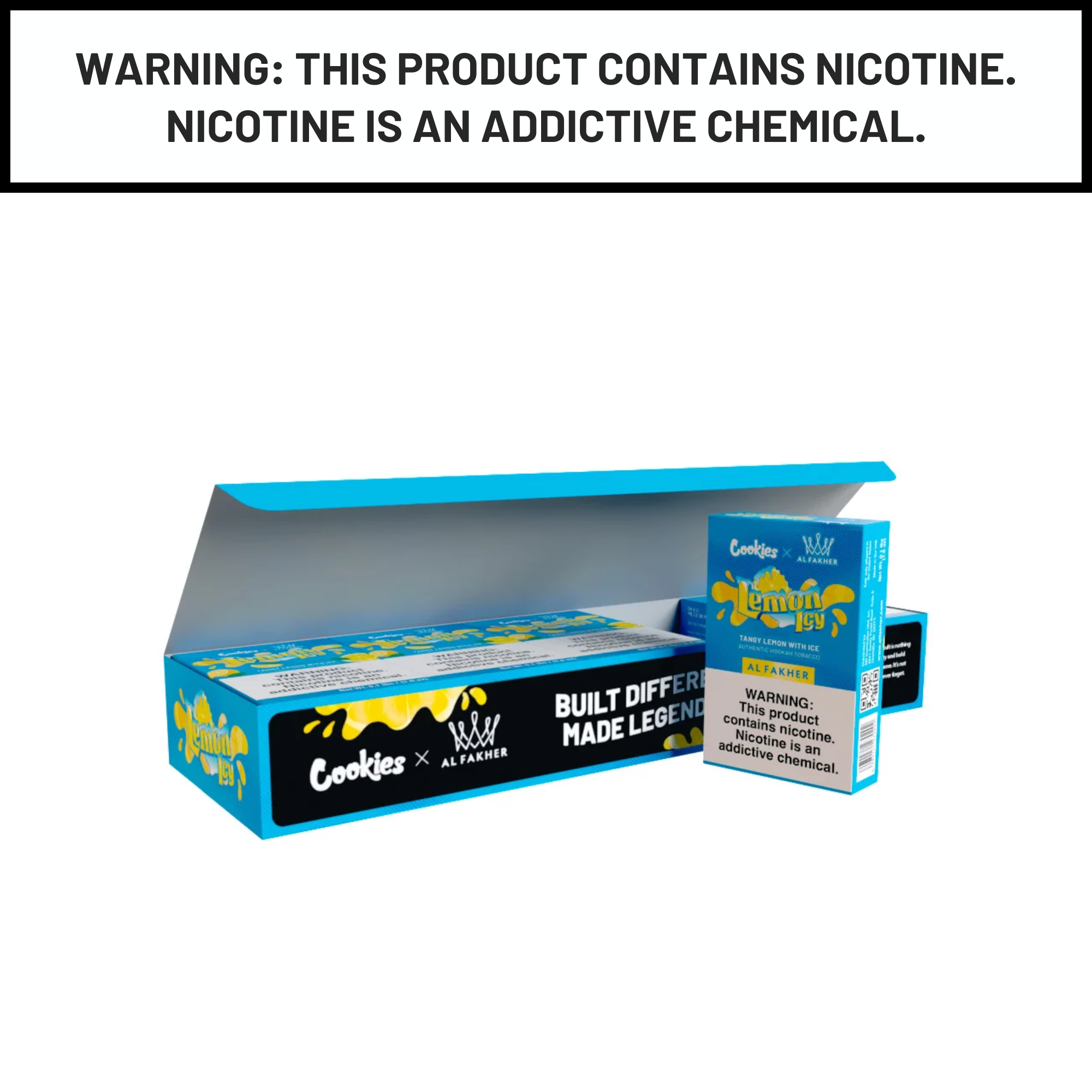 Cookies X Al Fakher Lemon Icy Hookah Flavor | 0.1lb