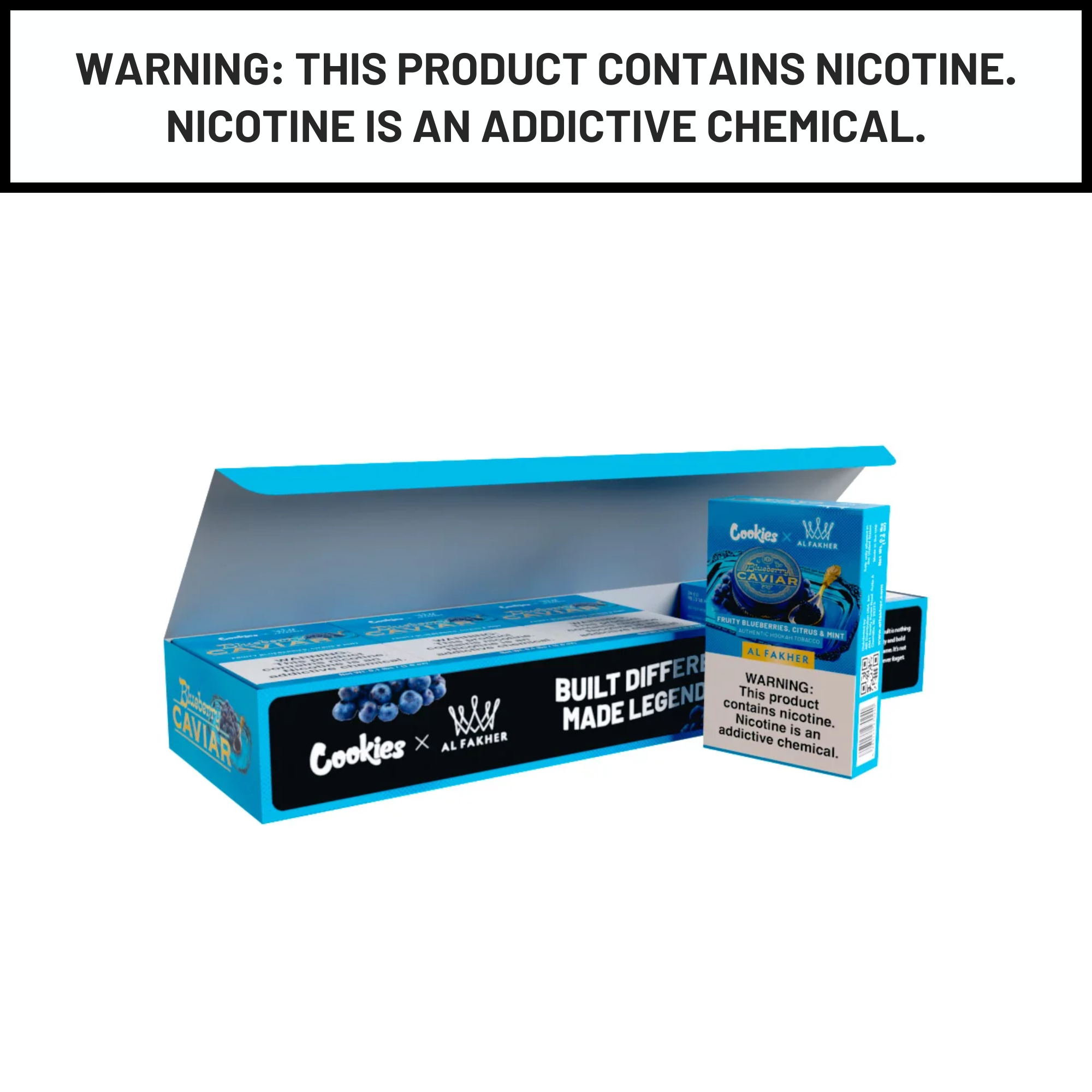 Cookies X Al Fakher Blueberry Caviar Hookah Flavor | 0.1lb