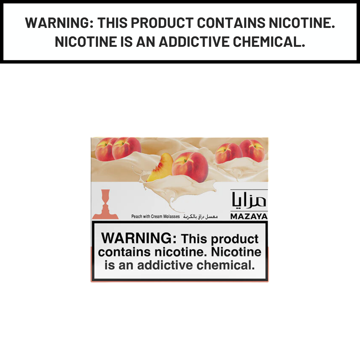 Mazaya Hookah Tobacco Peach Cream 250g