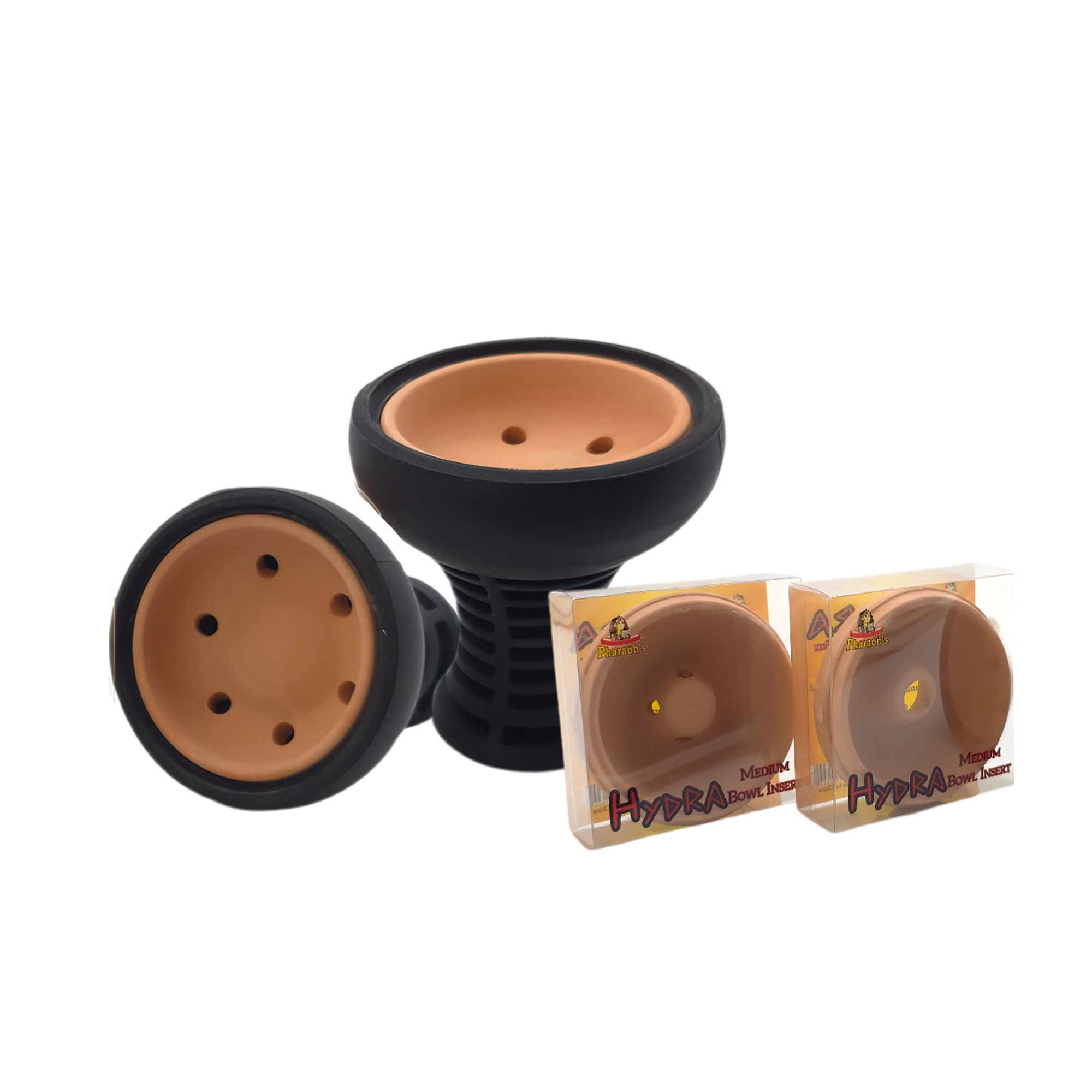 Pharaohs Silicone Bowl w/ Replaceable Inserts x3