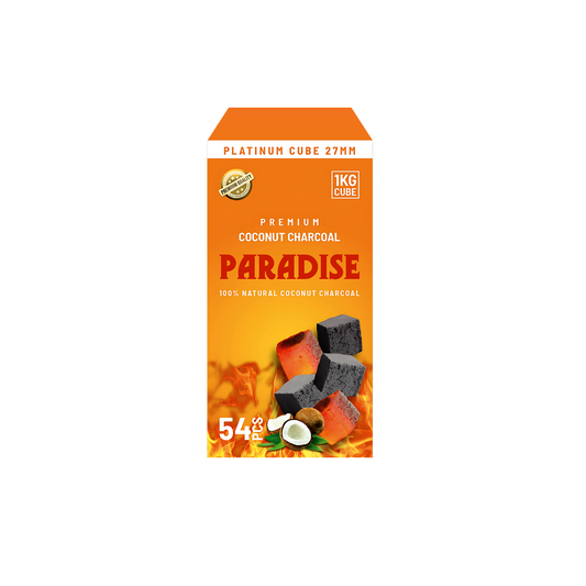 Paradise Hookah Coconut Coals 54ct Jumbo cubes