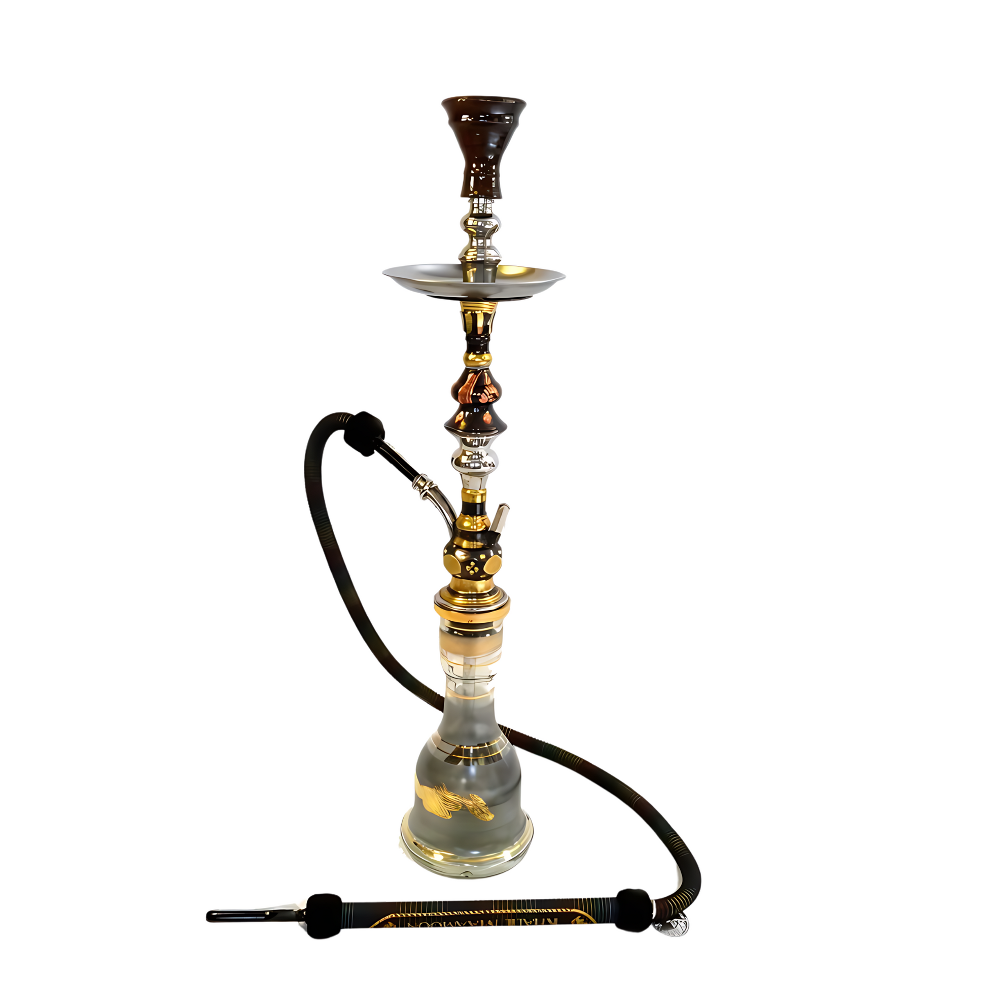 Khalil Mamoon Hookah Flag Oxidized - 2443 - Hookah Paradise