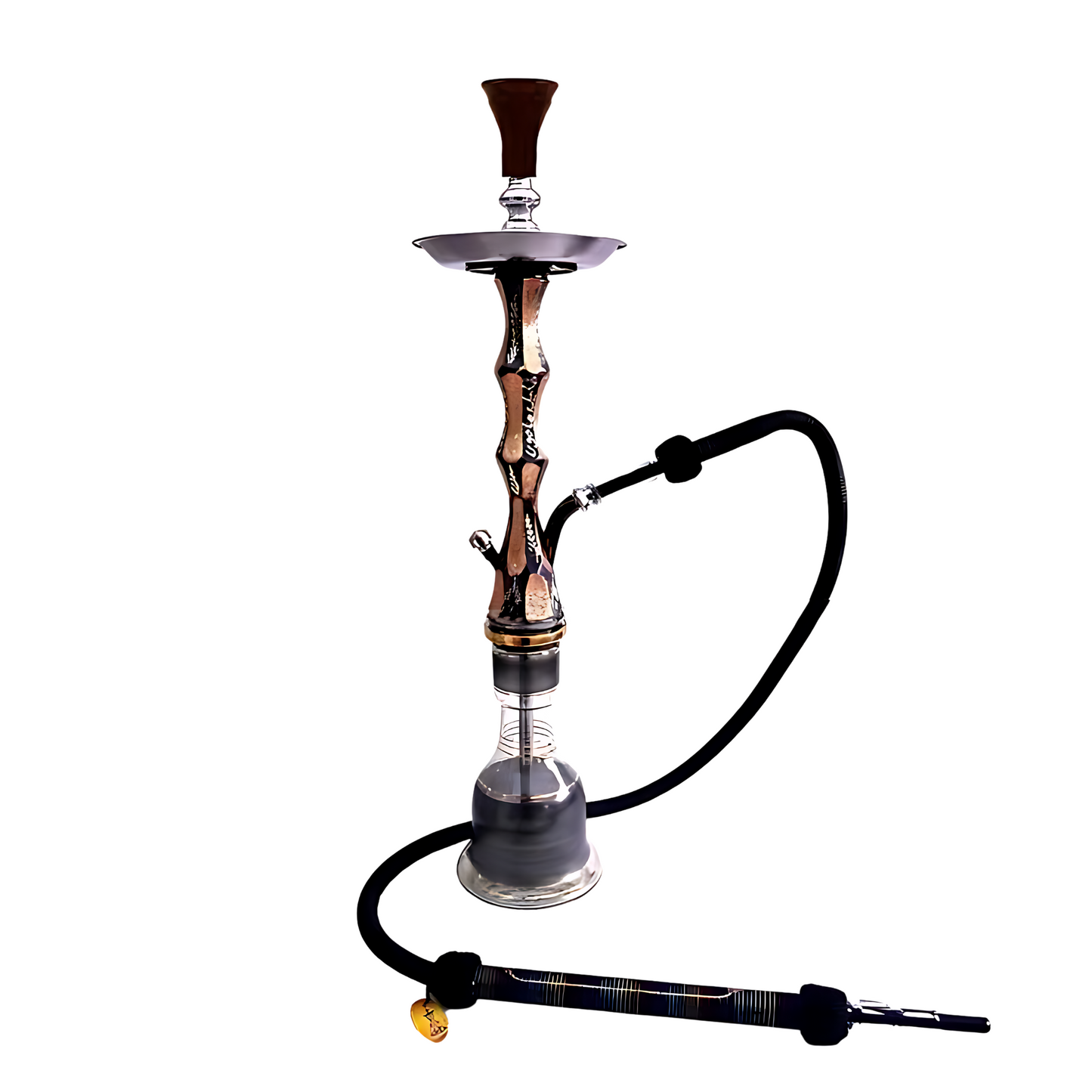 Khalil Mamoon Hookah Ceramica Oxidized - 2430 - Hookah Paradise