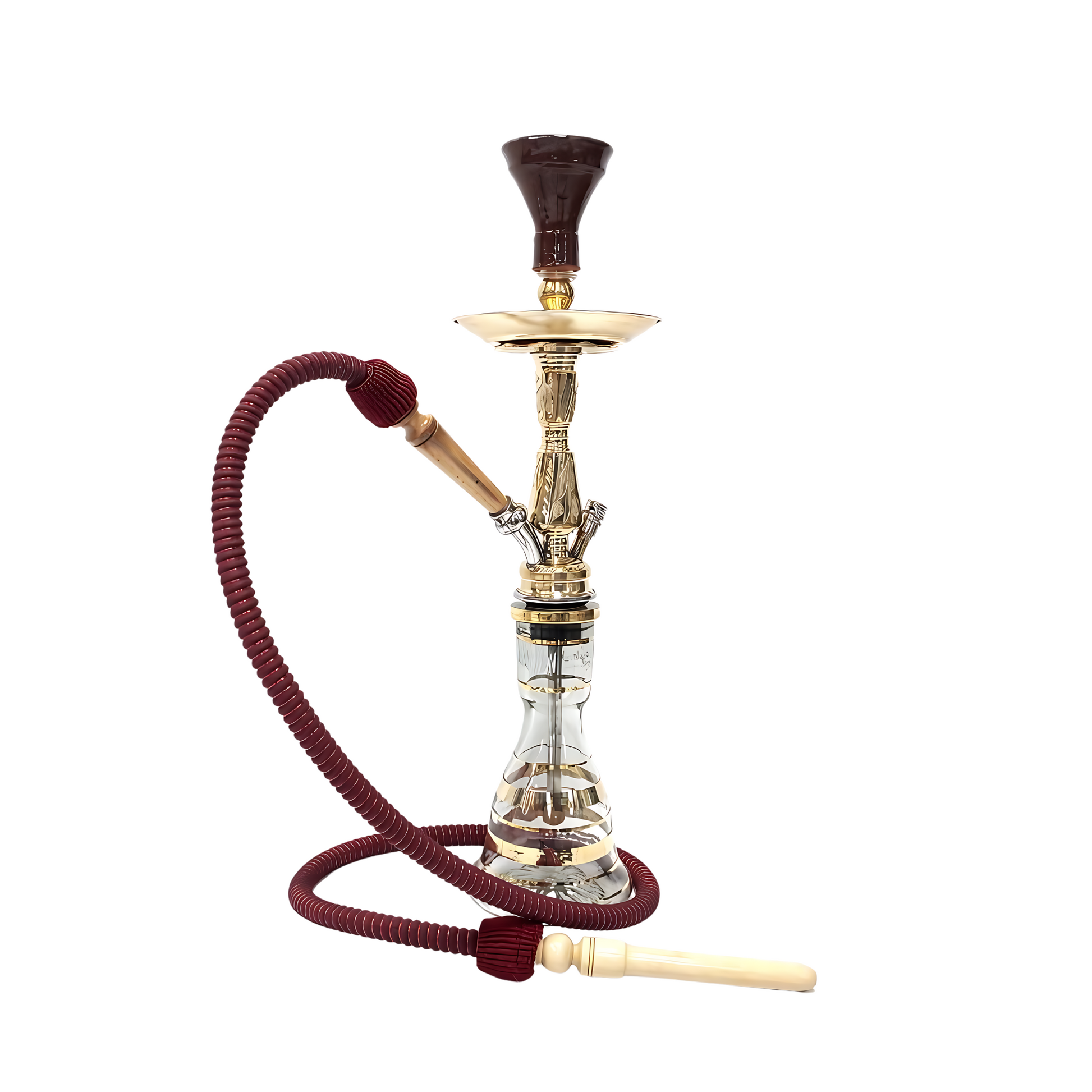 Khalil Mamoon Hookah Kamanja Gold - 2326 - Hookah Paradise