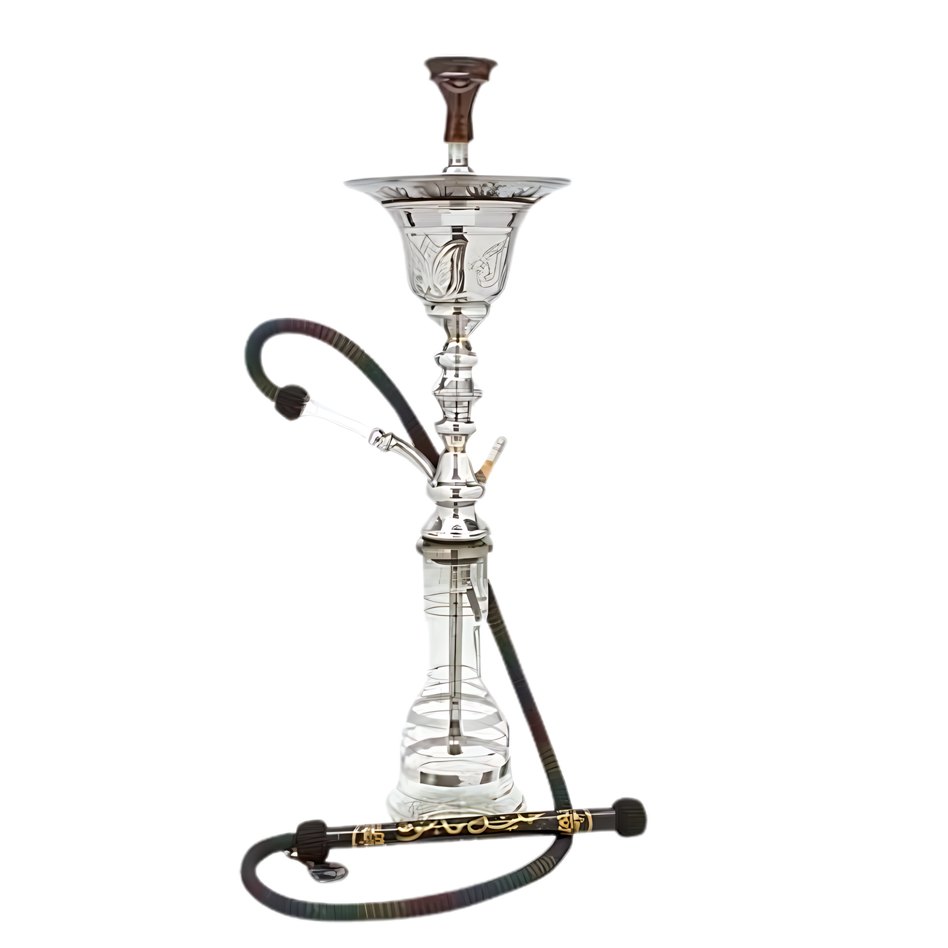 Khalil Mamoon Hookah Shareef ICE Silver - 2164 - Hookah Paradise