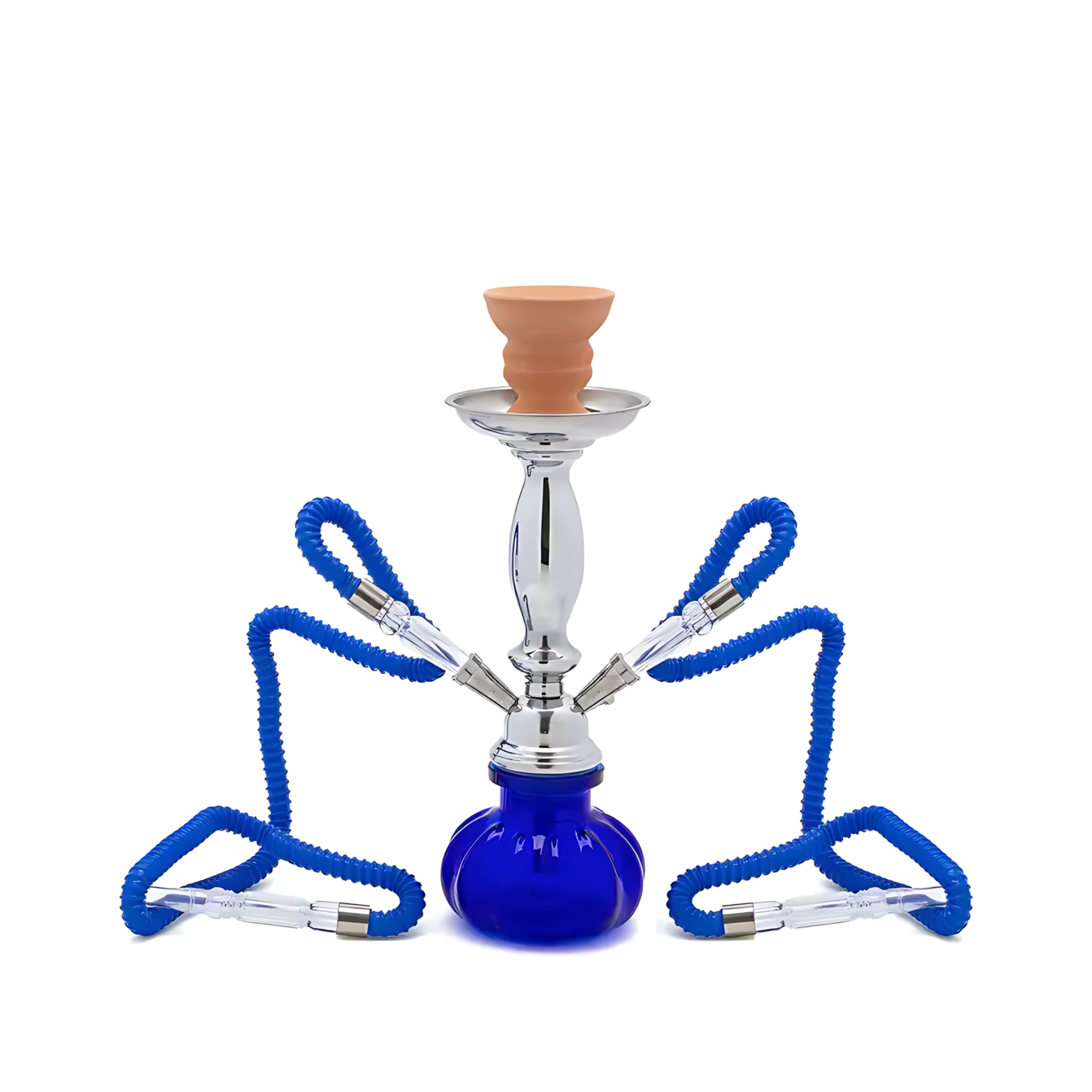 Vapor Tall Pumpkin Two Hoses Hookah - Hookah Paradise